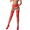 Image de Passion - S029 Red Stockings With Garter One Size