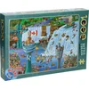 Image de D-Toys puzzel Cartoon Niagara Falls 1000 stukjes legpuzzel volwassenen.