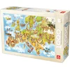 Image de Cartoon Map of Europe Puzzel 1000 Stukjes