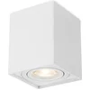 Image de Braytron Gama Downlight Opbouwspot Plafondspot- Aluminium- Vierkant- Wit-Kantelbaar-GU10 Fitting -IP20