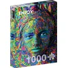 Image de Enjoy Puzzle legpuzzel vrouw kunst make-up 1000 stukjes karton.