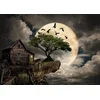 Image de A Log Cabin on a Cliff Puzzel 1000 Stukjes