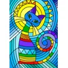Image de Enjoy Puzzle legpuzzel Ornamental Cat - 1000 stukjes kunst puzzel.