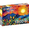 Image de Enjoy Puzzle legpuzzel Sunset Rain 1000 stukjes multicolor.