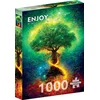 Image de Enjoy Puzzle legpuzzel Nordischer Lebensbaum 1000 stukjes kleurrijk.