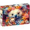 Image de Enjoy Koala Puzzel 2000 Stukjes - Levendige Kleuren & Unieke Vormen