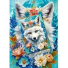 Image de Enjoy Puzzle legpuzzel Blooming Snow Fox 1000 stukjes puzzelspel.