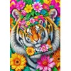 Image de Enjoy Puzzle legpuzzel Stripes and Blooms 1000 stukjes karton.