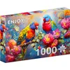 Image de Enjoy Puzzle legpuzzel tropische vogels 1000 stukjes kleurrijk.