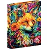 Image de Flower Garden Fox Puzzel 1000 Stukjes