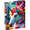 Image de Enjoy Puzzle - Bloemige Eenhoorn [ Floral Unicorn ] - Generatieve Kunstmatige Intelligentie - 1000 stukjes 48×68cm (H×B) - AI Puzzels voor volwassen - Enjoy-2379