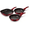 Image de Berlinger Haus BH-1289 3-delige pannenset - Rood