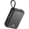 Image de Volkano Solace Powerbank - 20000 mAh - 22.5W Snellader - Ingebouwde USB C en Lightning Kabels - Powerbank - USB A, USB C en Lightning - Zwart