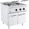 Image de Combisteel Base 700 - Friteuse - Elektrisch - 2x 18L - 400v - Aftapkranen - 800x700x900mm - Horeca friteuse