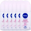 Image de Nivea Pearl & Beauty Deodorant Roller - 6 x 50 ml