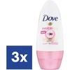 Image de Dove - Deodorant - Roller - Invisible Care - 50ml x 3