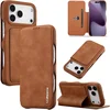 Image de Telefoonhoesje geschikt voor Apple iPhone 17 Pro | Luxe Bookcase | Magneetsluiting | Kunstleer | Bruin