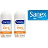 Image de Sanex Deo Roller - Zero Sensitive 2 x 50 ml