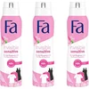 Image de Fa Deospray   Invisible Sensitive - 3 x 150 ml