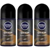 Image de NIVEA Deo Roller Deep Espresso 3 x 50 ml