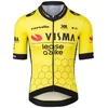 Image de Tvl Team Visma Lease A Bike Premium Aero 2025 Korte Mouw Wielertrui Geel M Man