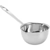 Image de Small Milk Pan, Butter Melting Pan Butter Warmer, All In One Flat Induction Bottom Stainless Steel Mini Butter Hot Pot Milk Pot Small Saucepan for Cooking Milk, Sauce, Gravy, Pasta(150ML), Sauce Pan