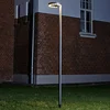 Image de Lucande - Lantaarnpalen - 12lichts - Aluminium, kunststof - H: 200 cm - grafiet - Inclusief lichtbronnen