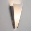 Image de Lindby - wandlamp - 1licht - Metaal, glas - H: 31 cm - E14 - wit gesatineerd, geborsteld aluminium