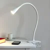 Image de Lindby - Klemlamp - 1licht - kunststof, siliconen, metaal - H: 44 cm - wit - Inclusief lichtbron