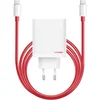 Image de Oneplus, 120W Dual Port USB en USB C Netlader met 1m Kabel, Wit