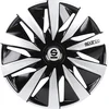 Image de Sparco Wieldoppen Lazio 13 Inch Abs Zwart/zilver Set Van 4