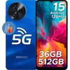 Image de DOOGEE Note59 Pro+ 5G - Mobiele telefoon - Smartphone - 36 GB RAM+ 512 GB ROM - Android 15 - 6,75 in HD+ 120 Hz - 6250mAh/18W - UNISOC T8200 - Camera 50 MP - Face ID - GPS - Blauw