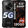 Image de DOOGEE Fire 7 5G - Android 15-Robuuste Smartphone-Outdoor Phone-6.6 inch HD+90Hz-16GB + 256GB/2TB -13000mAh/18W -64MP+16MP AI Dual Camera-Construction Site Dedicated Phone-IP68 Waterproof-Dustproof-NFC-OTG-3 Card Slots