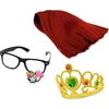Image de Influ Heroes - Miss Aga verkleedde set | Pruik\ kroon en bril