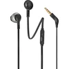 Image de JBL Tune 205 - Earbud Oordopjes Bedraad - Oortjes met Microfoon - 3.5 mm Koptelefoon Aansluiting - Half-open In-ear - Pure Bass Sound - Zwart