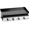 Image de BIGHORN Gas Plancha BBQ met 4 Branders (9,96 kW)   Geëmailleerde Stalen Bakplaat   Compact Tafelmodel   Zwart
