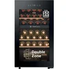 Image de Haier HWS32GDG - Wijnkoelkast - 32 flessen - Energieklasse G - Vochtbalans technologie - Houten schappen - 2 zones - Anti-vibratie - Anti-UV glas - Glazen deur - Zwart