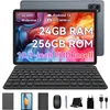 Image de TABWEE Tablet T20 - 24GB RAM - 256GB ROM - 5000mAh - Met Muis - Toetsenbord - Pen - Hoes - 10.1 Inch - Android 16 - 5G WiFi - Grijs