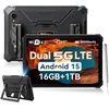 Image de Blackview Active 12 Pro 5G Outdoor Tablet - 11 inch - 48 GB + 1 TB 30000 mAh 120 W snel opladen IP68 waterdicht 108 MP + 50 MP dual sim - zwart