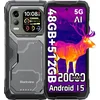 Image de Blackview XPLORE 1 Pro - Robuuste Smartphone - 5G - 48GB RAM - 512GB ROM - 6.78 inch - Robuuste Telefoon - Nachtzicht - Android 15 - NFC - GPS - Zwart