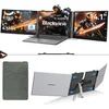 Image de Blackview DCM6 14" Dubbele Draagbare Monitor   Extra Laptopscherm 13-17.3"   Uitbreidingsscherm   Dual Screen   IPS Full HD   Plug & Play   3x USB-C   Inclusief Kabels & Beschermhoes   Grijs