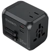 Image de Choetech - 35W Snellader - Oplader met USB C en A - Wereldstekker - Reisstekker - Zwart