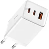 Image de Baseus GaN5 Pro Snellader 65W PD 3.0 + 100W USB-C Kabel 1M Wit