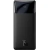 Image de Baseus Bipow 10.000 mAh Powerbank | Reisformaat Met Display Zwart | 15W USB-C & USB-A | Geschikt voor Samsung, iPhone en smartphones