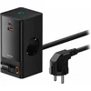 Image de Baseus GaN 65W Fast Charge Laadstation met AC/USB-C/USB-A Zwart