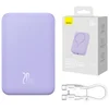 Image de Baseus 20.000 mAh Powerbank Paars | Compact Met MagSafe & Fast Charge | 20W USB-C | Geschikt voor Apple iPhone en andere smartphones