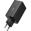 Image de Baseus GaN6 65W USB-C/USB Snellader + 100W USB-C Kabel 1M Zwart
