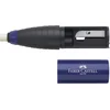 Image de gum/potloodslijper Faber-Castell Combi rood/blauw