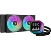 Image de DeepCool LP240 - Vloeistofkoelsysteem processor Afmeting radiator: 240mm - voor Intel LGA: 1851, 1700, 1200, 115x - AMD AM5, AM4 - 2x 120mm FDB ARGB Fans - 4-pins - zwart
