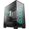Image de DeepCool CG580 4F - Midtowermodel - ITX, Micro-ATX, ATX - geen voeding (ATX) - 2x 2.5", 2x 3.5" - 2x USB A - 1x USB C - zwart